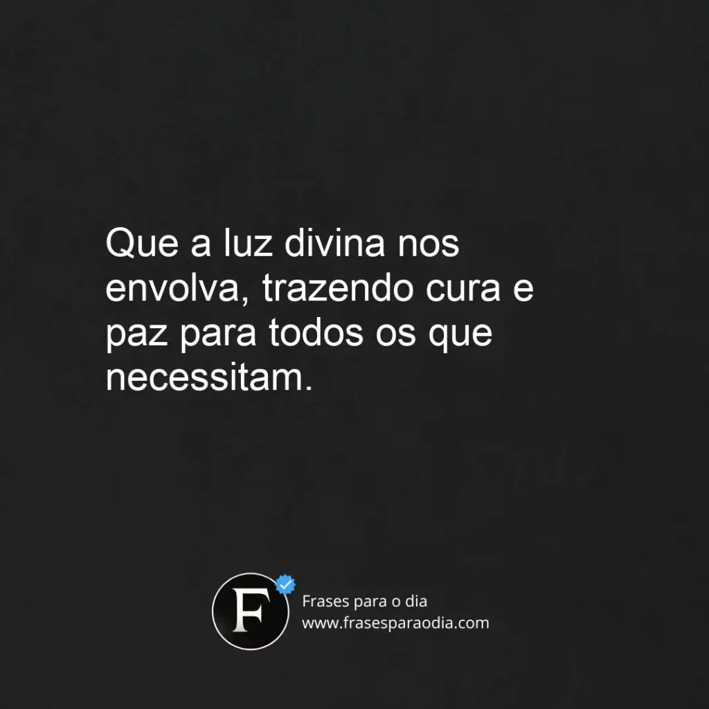 Frases de oração de cura
