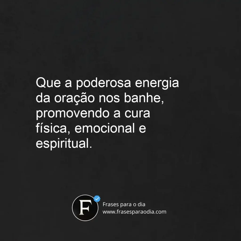Frases de oração de cura