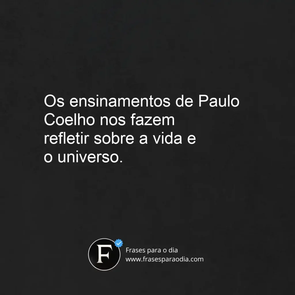Frases de paulo coelho