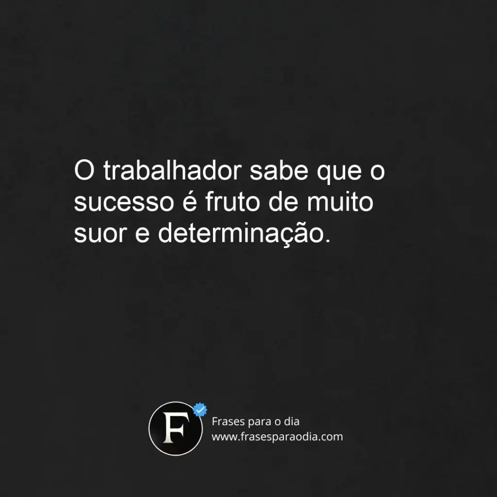 Frases de trabalhador