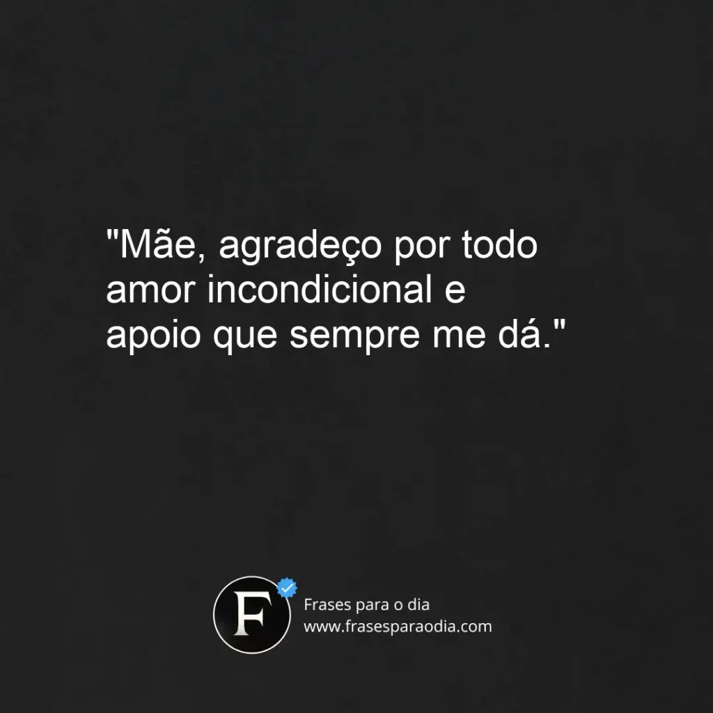 Frases emocionantes para mãe