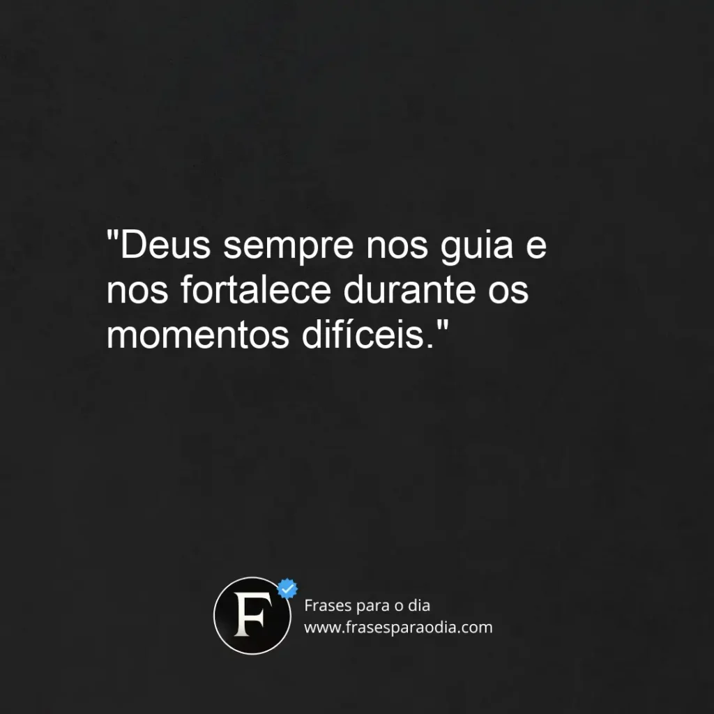 Frases fortes de deus