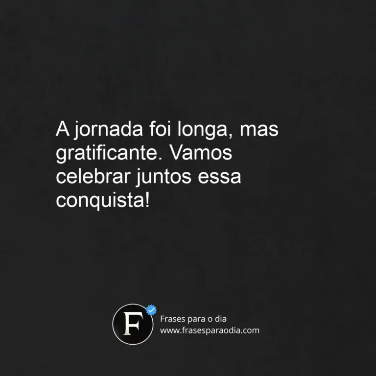 Frases para convite de formatura