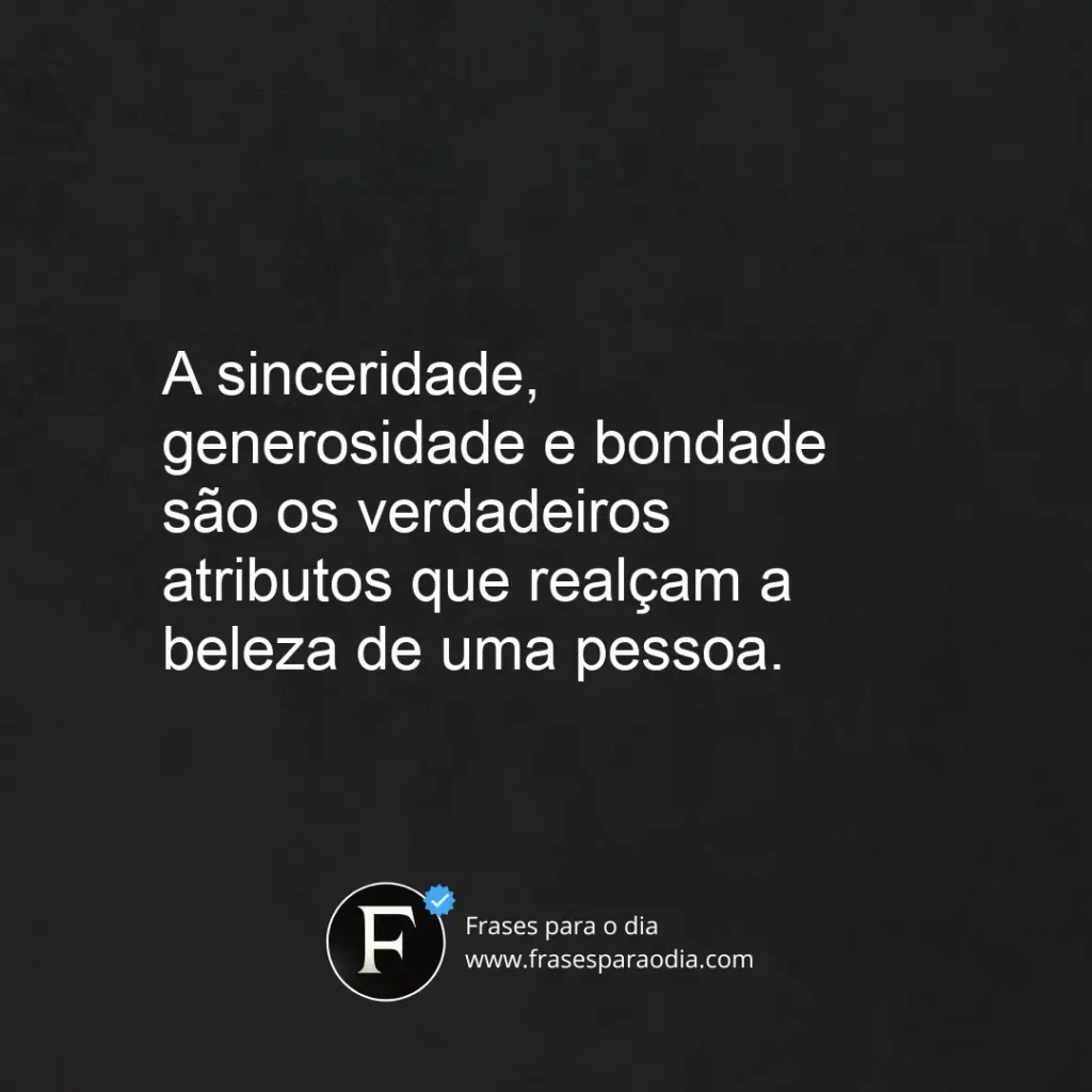 Frases sobre beleza interior