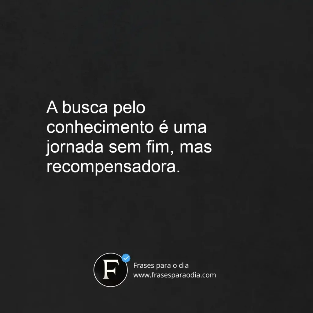 Frases sobre conhecimento
