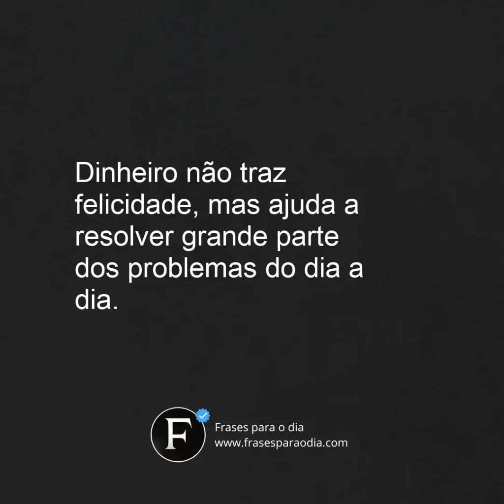 Frases sobre dinheiro