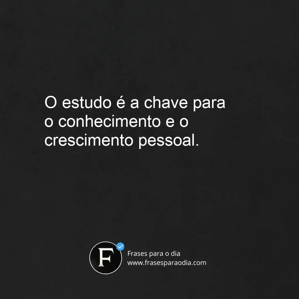Frases sobre estudar