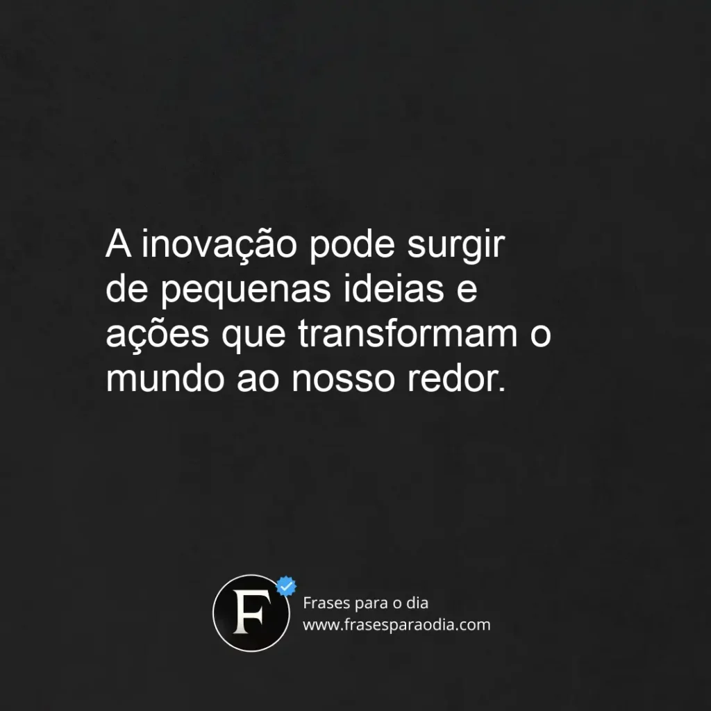 Frases sobre inovação
