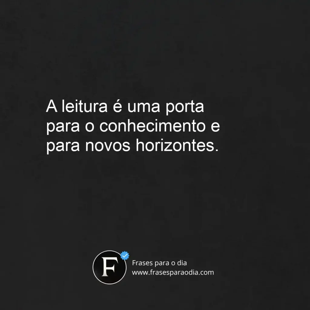 Frases sobre leitura