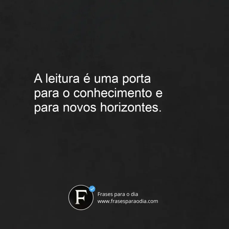 Frases sobre leitura