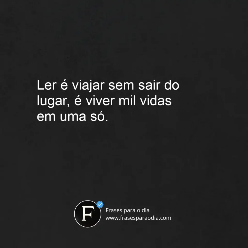 Frases sobre leitura