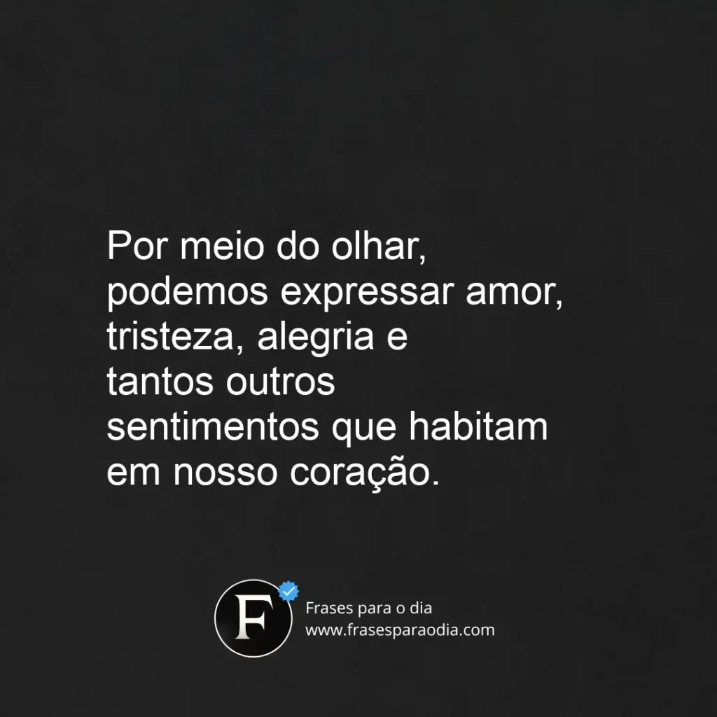 Frases sobre olhar