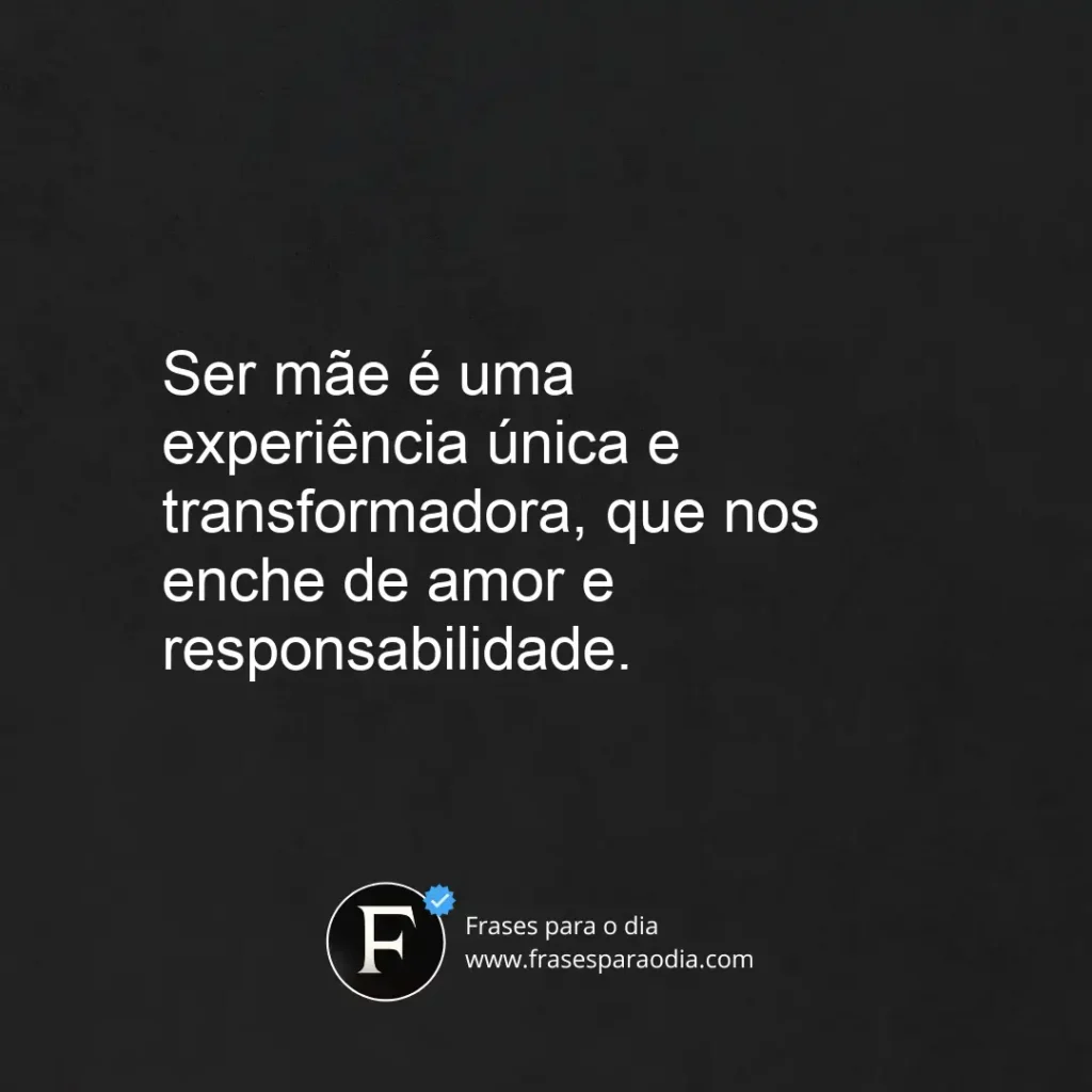 Frases sobre ser mãe