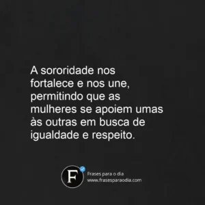 Frases sobre sororidade
