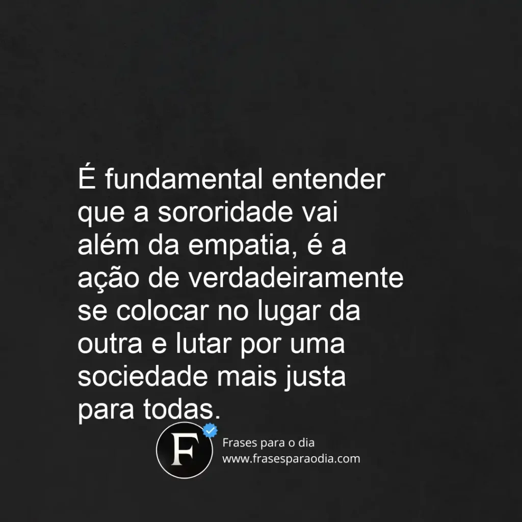 Frases sobre sororidade