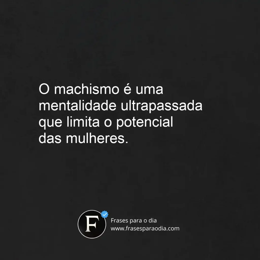 Frases contra o machismo