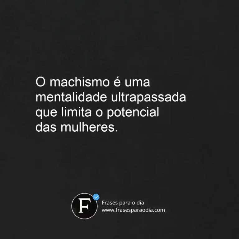 Frases contra o machismo
