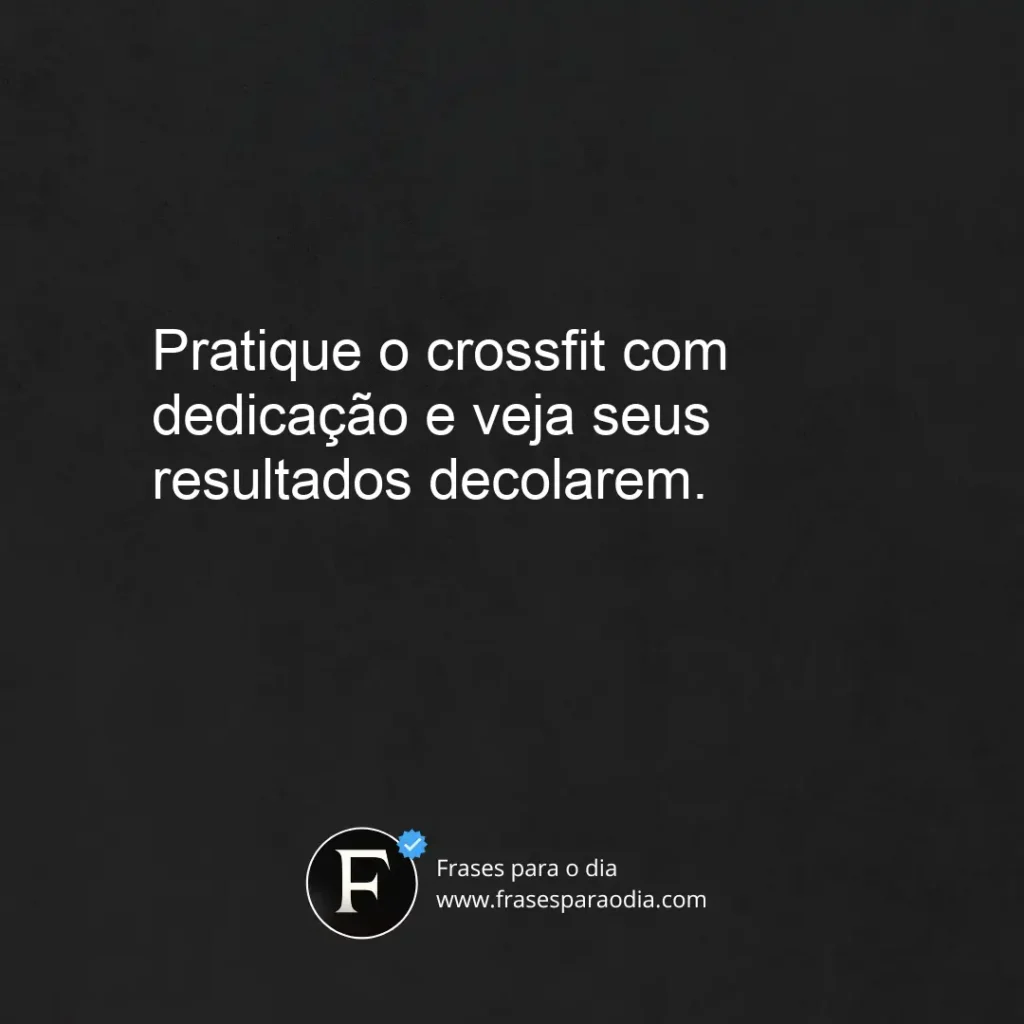 Frases crossfit