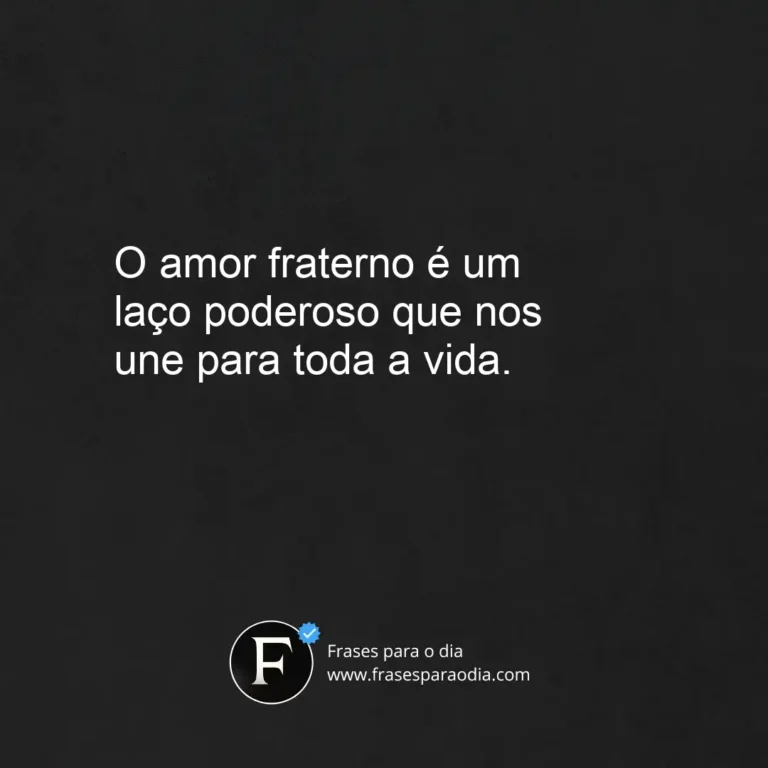 Frases de amor de irmão