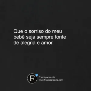 Frases de carinho para bebe