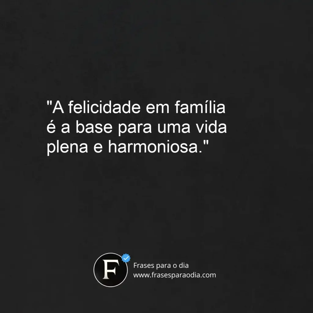 Frases de familia feliz