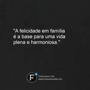 Frases de familia feliz