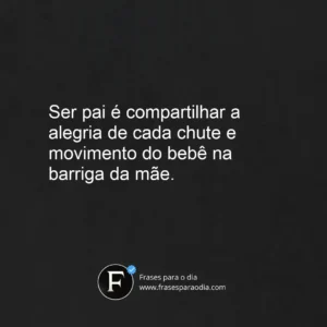 Frases de gravidez para pai