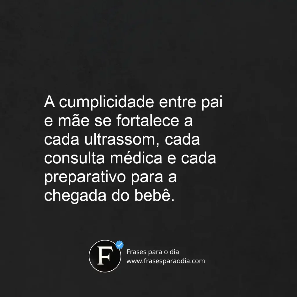 Frases de gravidez para pai