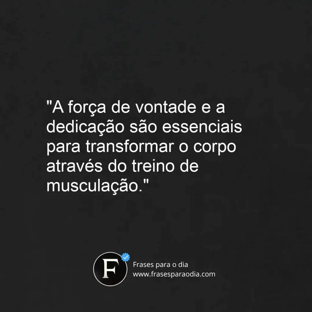 Frases de musculação
