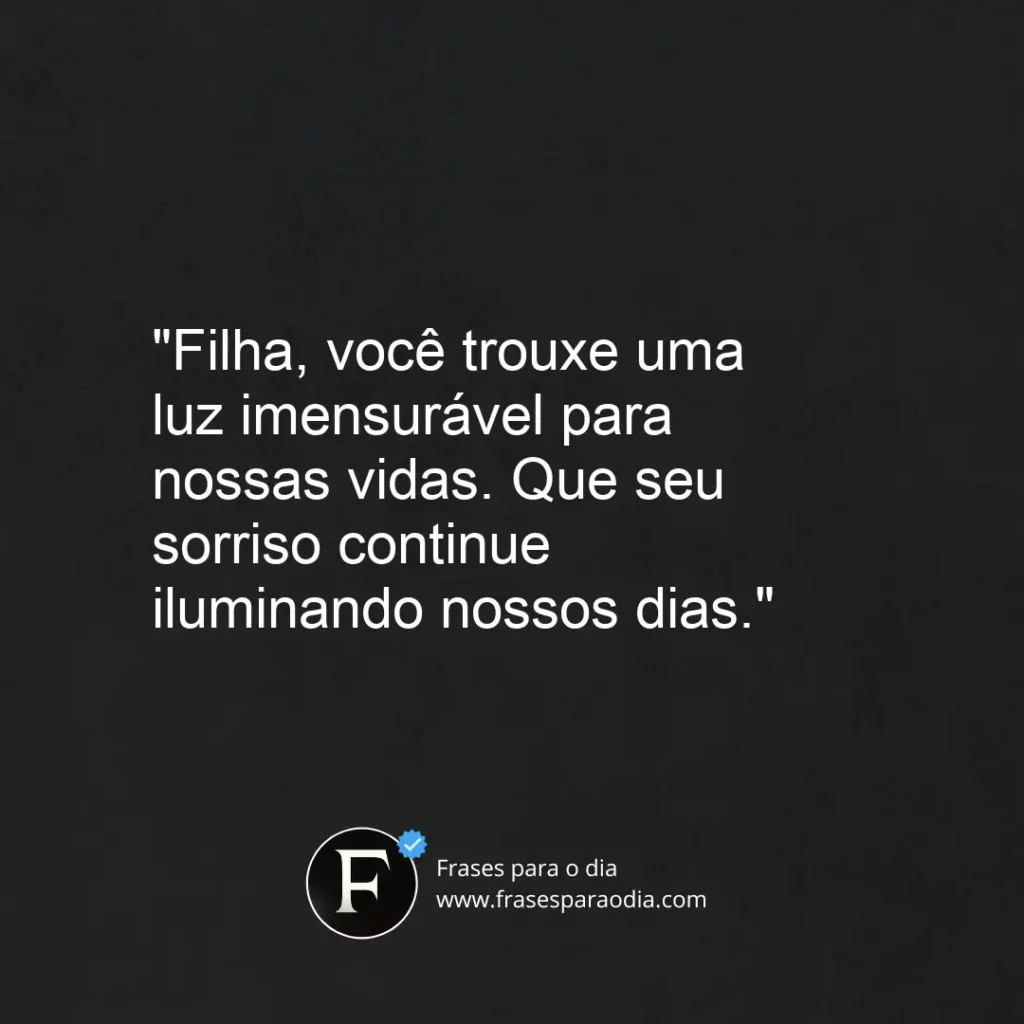Frases de pai para filha bebe
