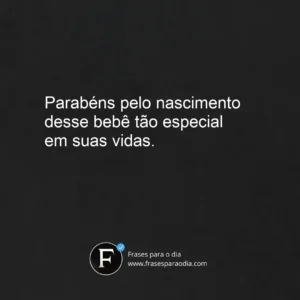 Frases de parabéns pelo bebe