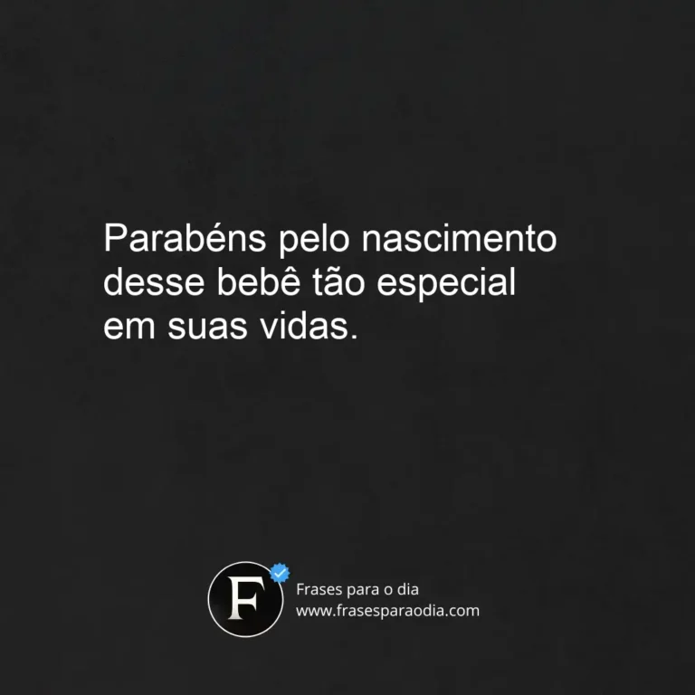 Frases de parabéns pelo bebe