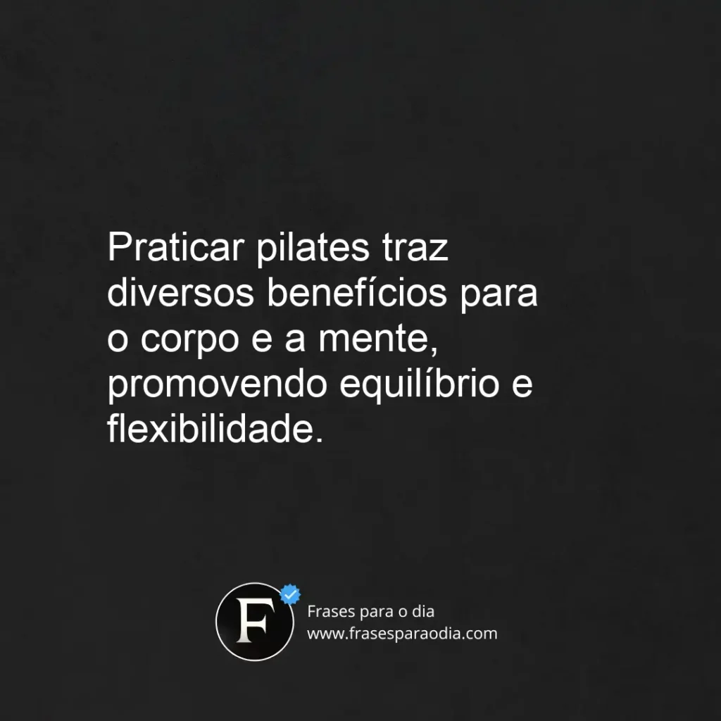 Frases de pilates