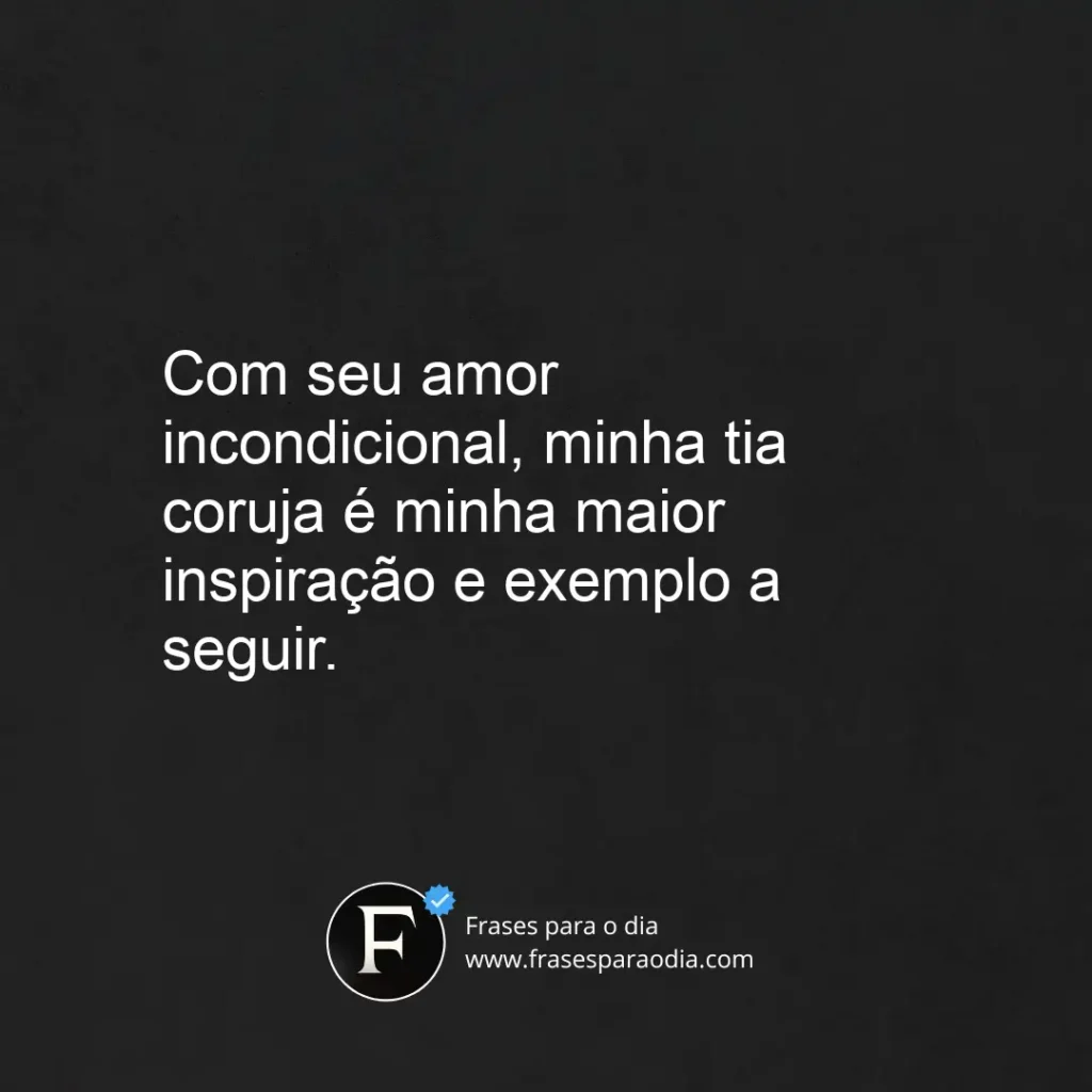 Frases de tia coruja