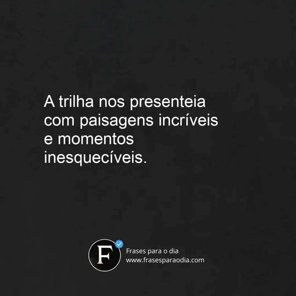 Frases de trilha