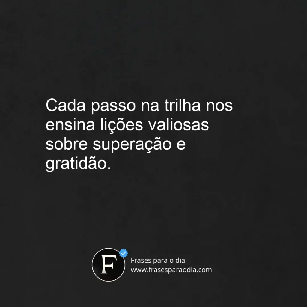 Frases de trilha