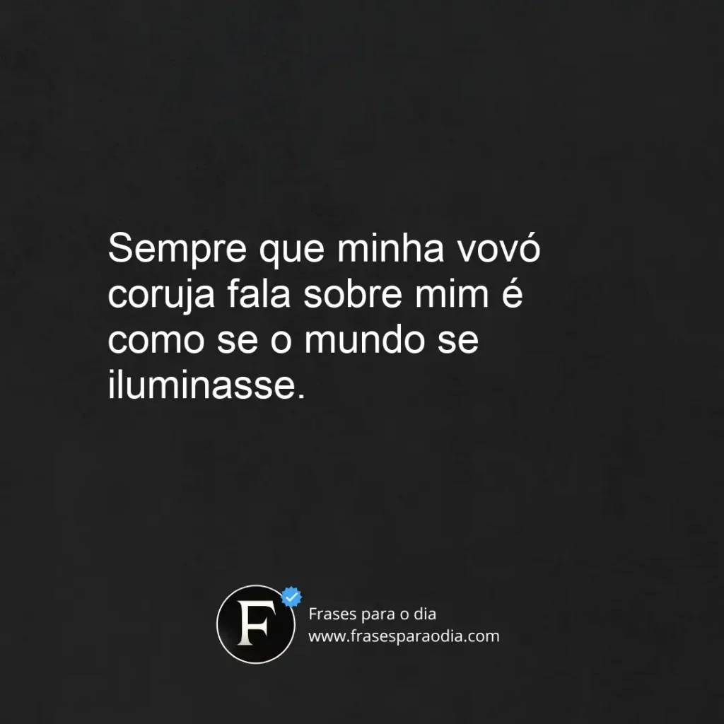 Frases de vovó coruja