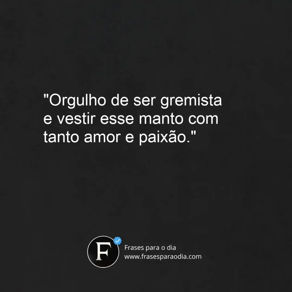 Frases do gremio