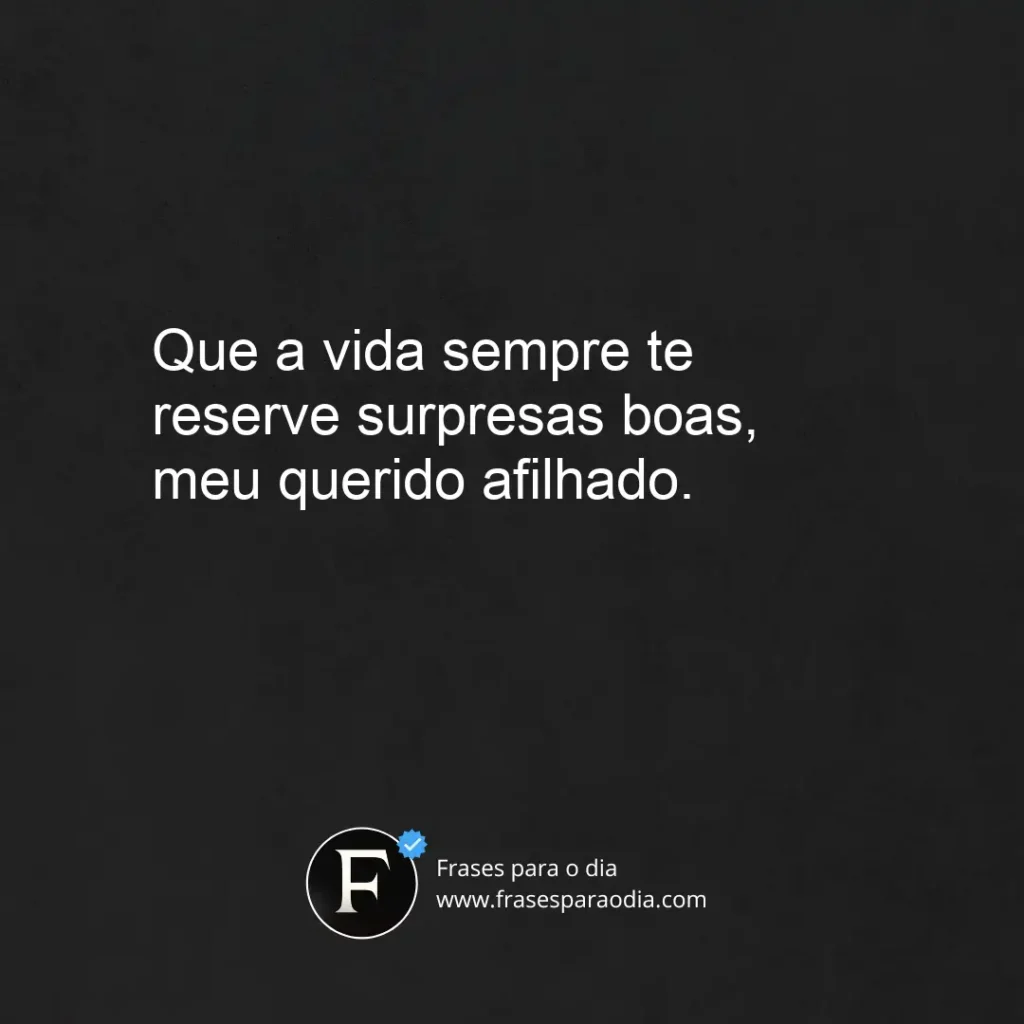 Frases para afilhado