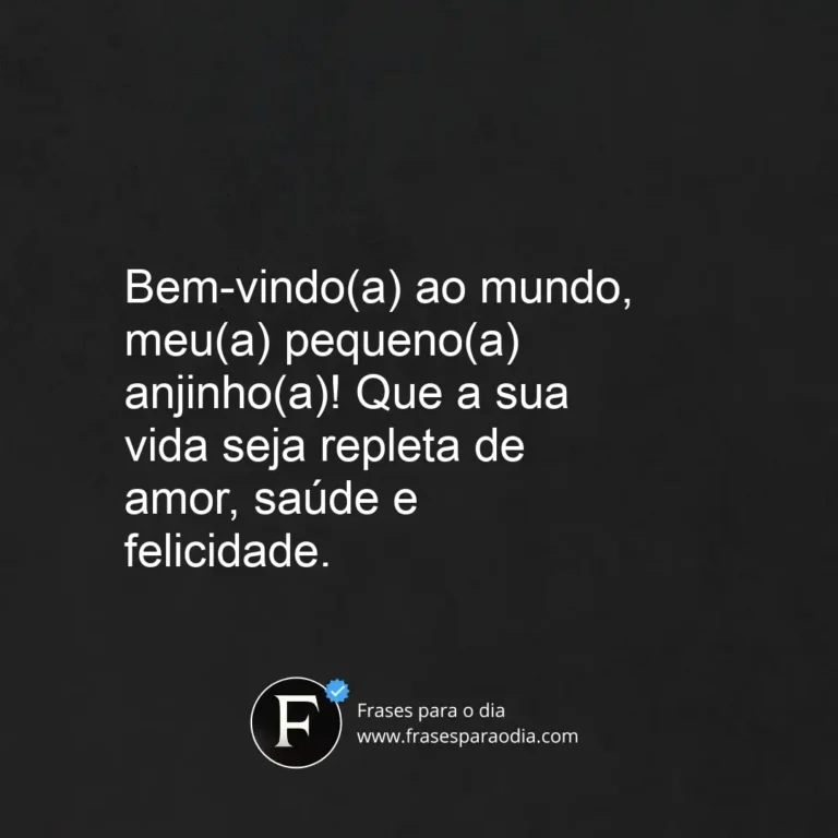 Frases para bebe recém nascido