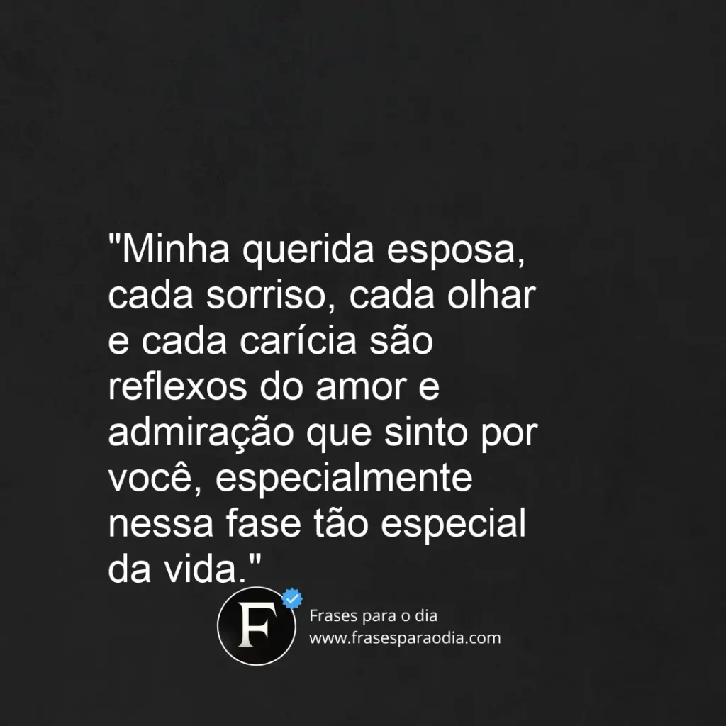 Frases para esposa gravida