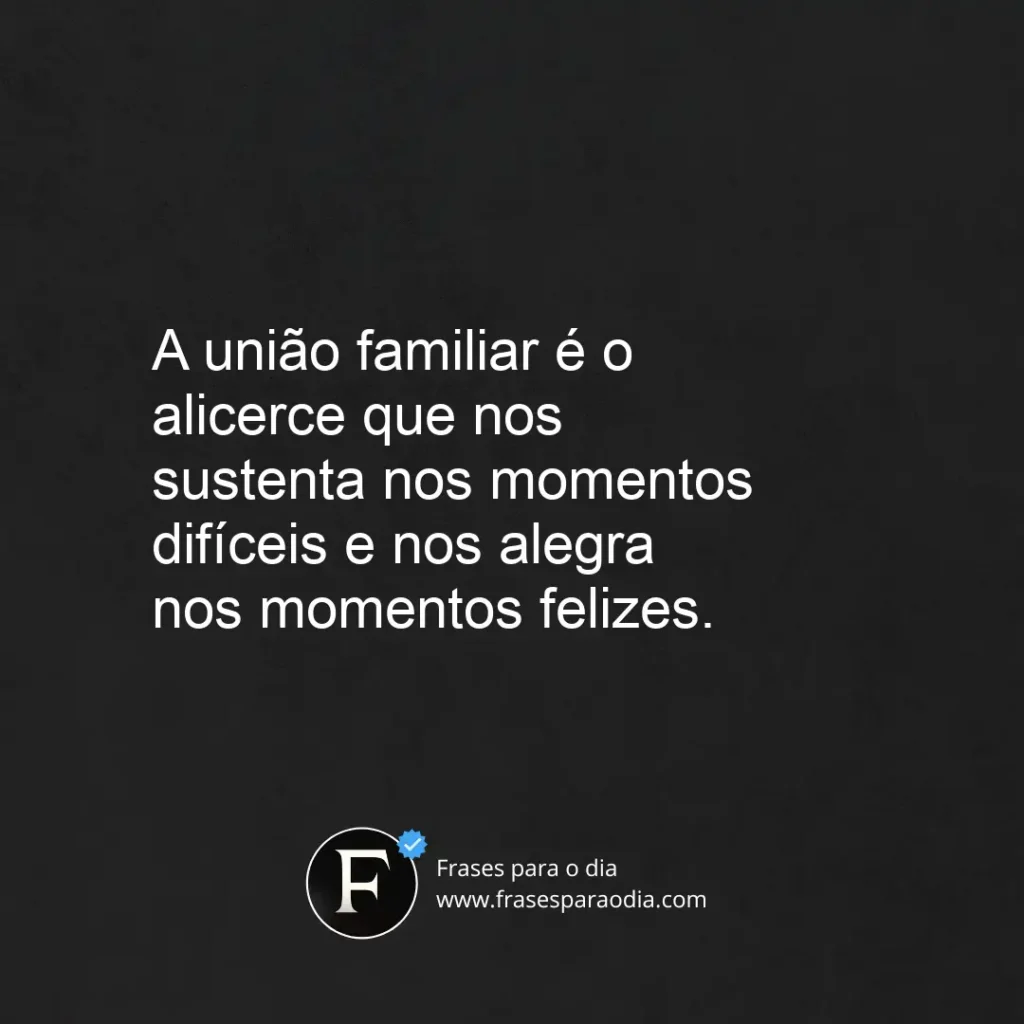 Frases para familia unida