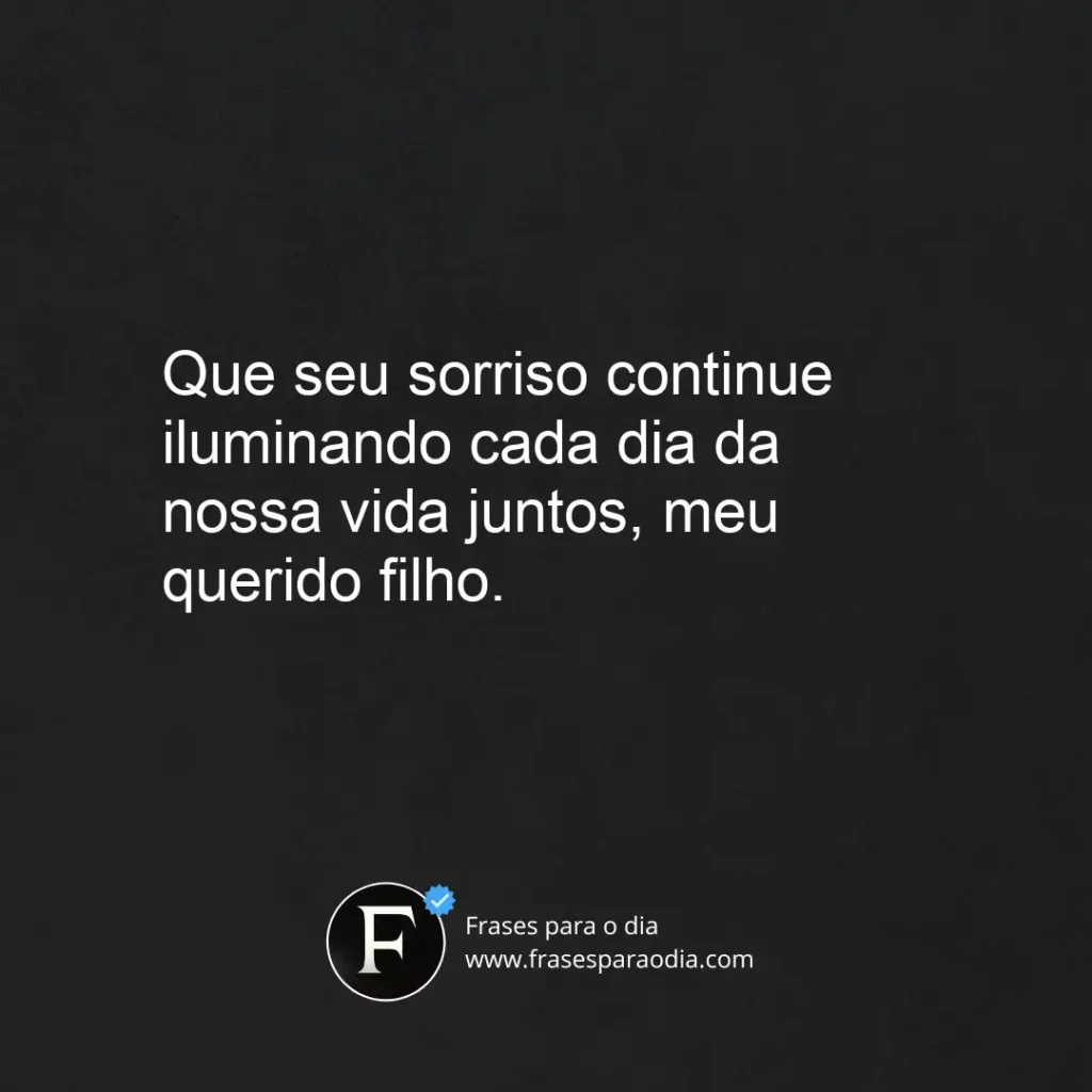 Frases para filho pequeno