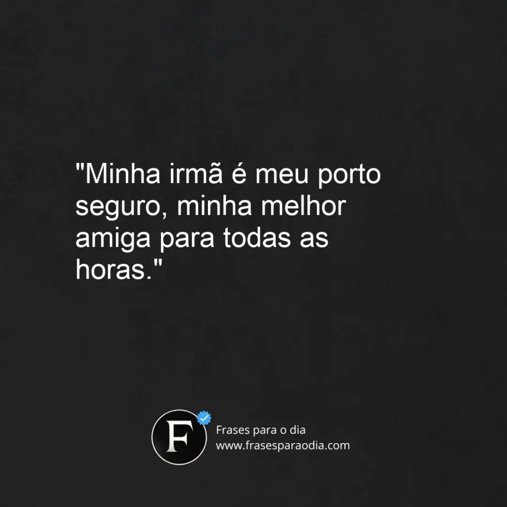 Frases para irmã