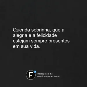 Frases para sobrinha