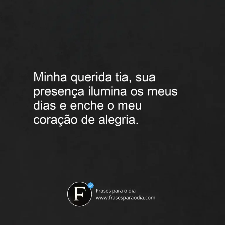 Frases para tia especial
