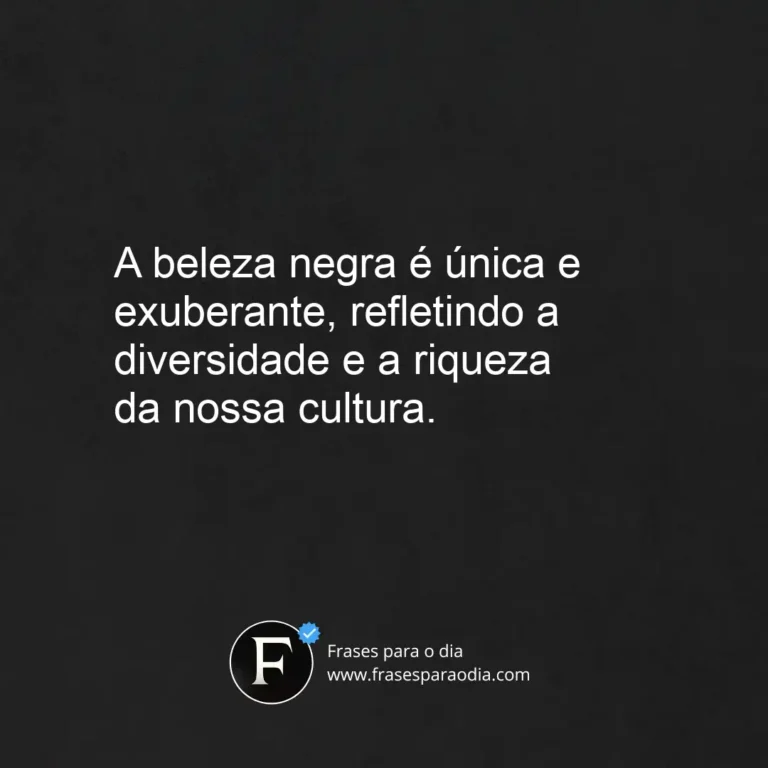 Frases sobre beleza negra