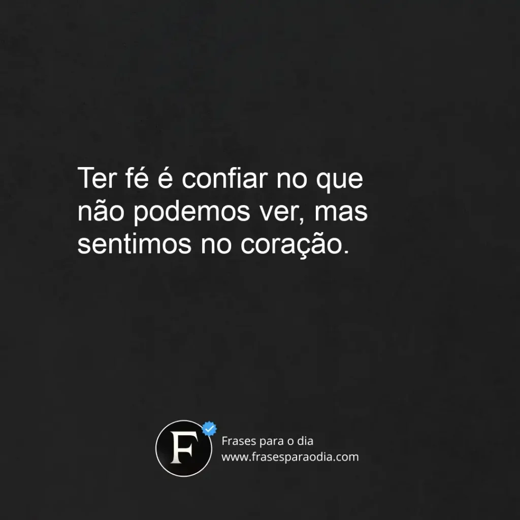 Frases curtas de fe