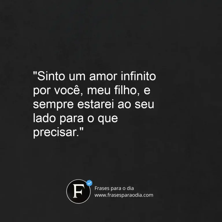 Frases curtas para filho