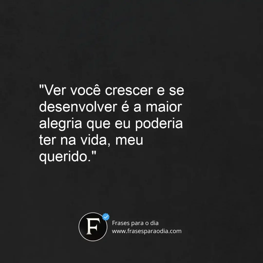 Frases curtas para filho